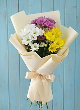 Букет цветов из:  Хризантемы в Выборге