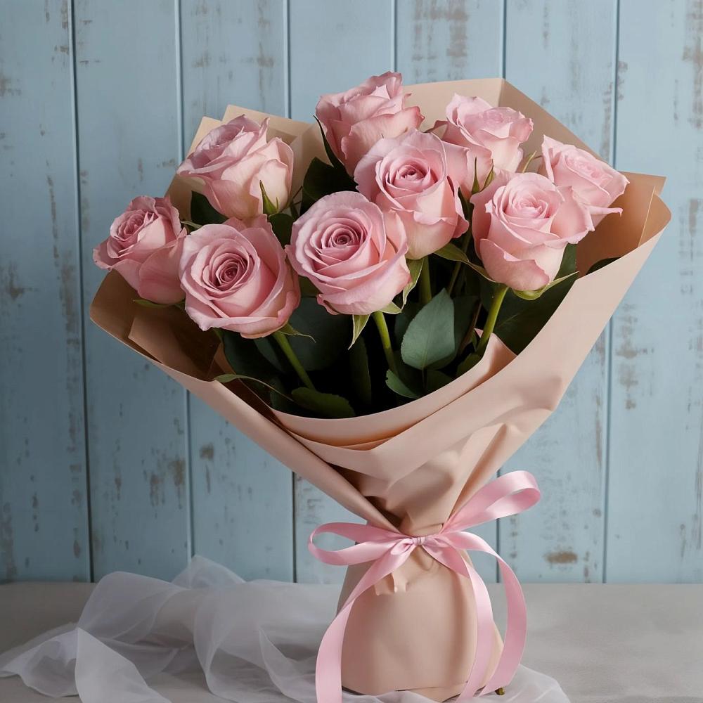 Букет цветов из: Розы в Выборге