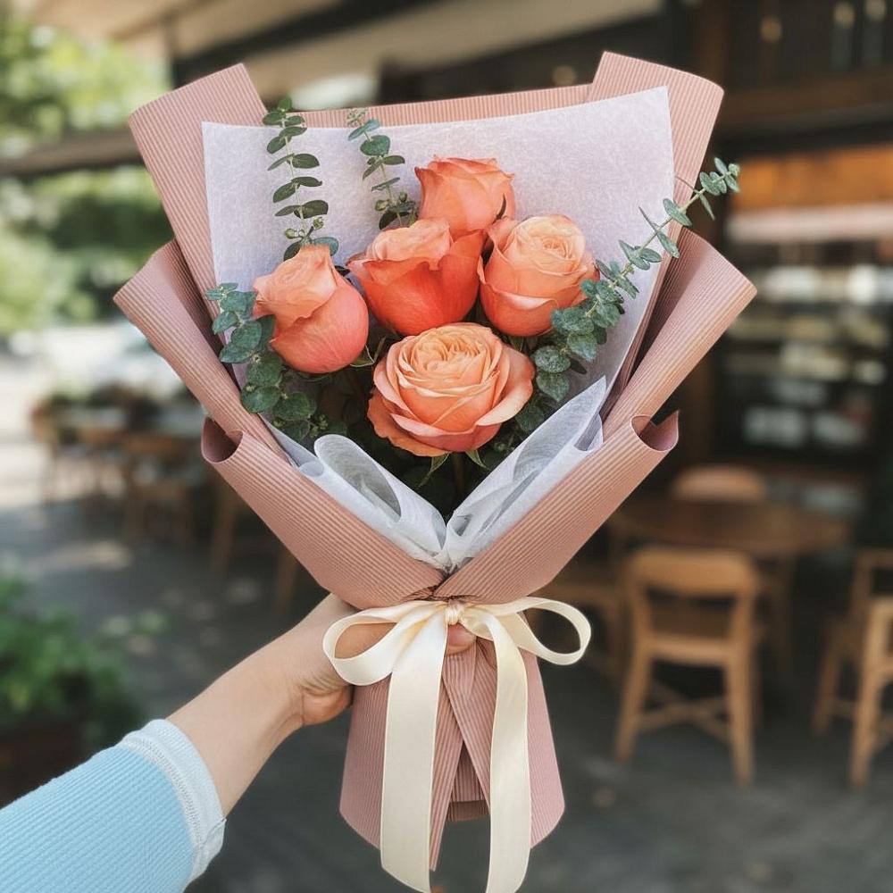 Букет цветов из: Розы в Выборге