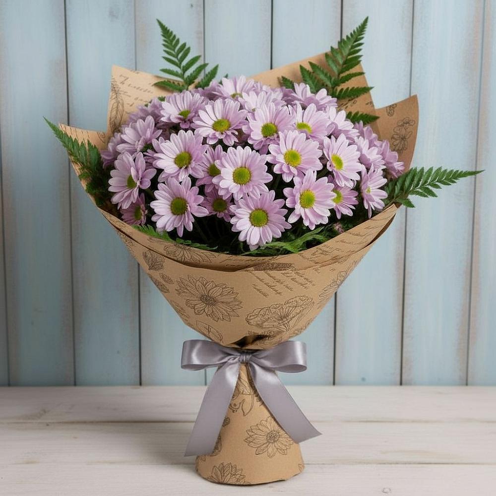 Букет цветов из: Хризантемы в Выборге