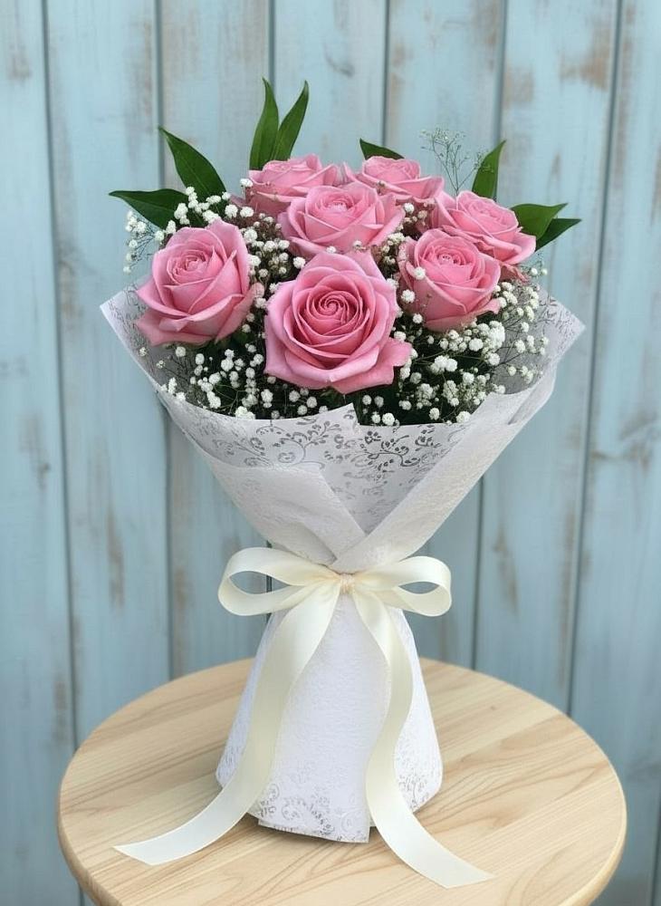 Букет цветов из: Розы в Выборге