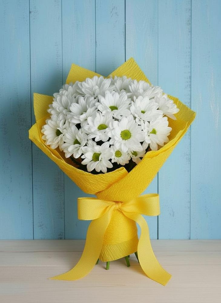 Букет цветов из: Хризантемы в Выборге