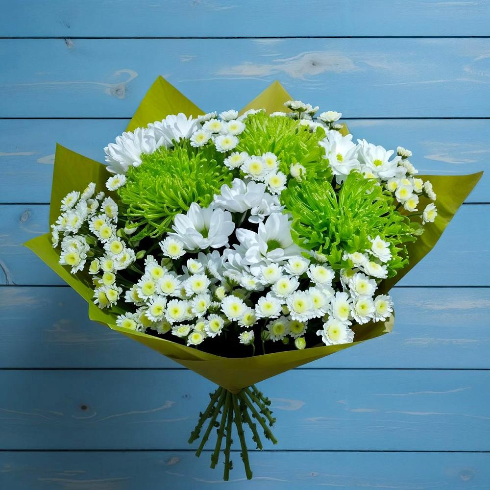 Букет цветов из: Хризантемы в Выборге