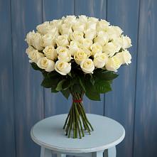 Букет 51 Белая роза Эдлесс Лав #REPLACE_PRED# Выборге