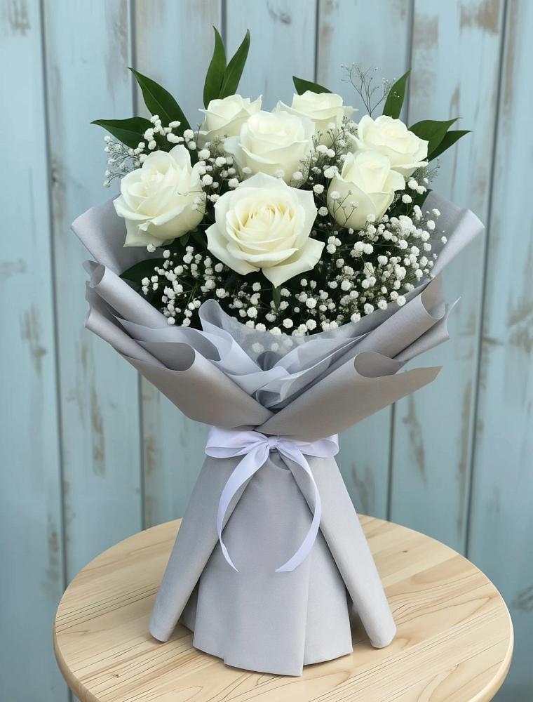 Букет цветов из: Розы в Выборге