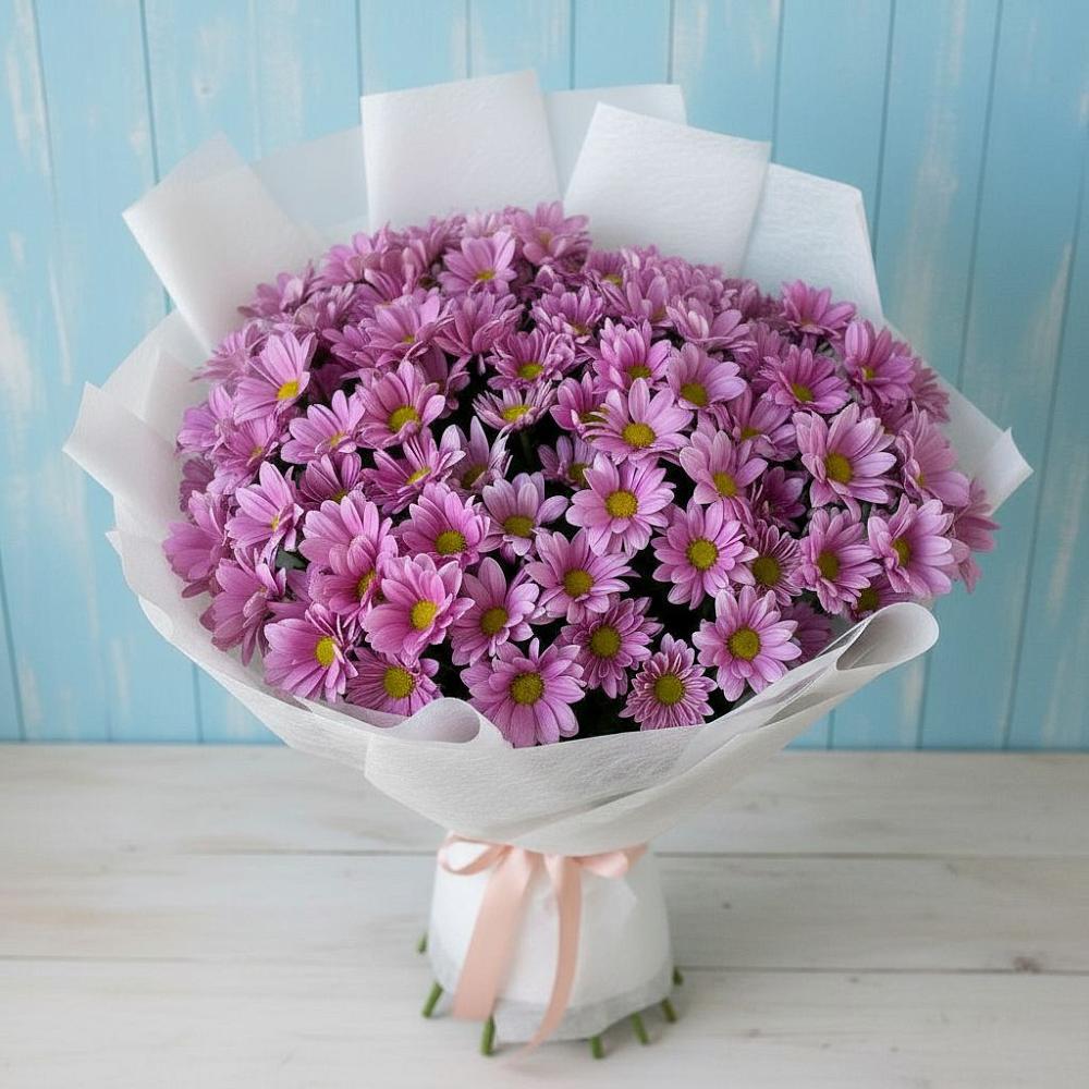 Букет цветов из: Хризантемы в Выборге