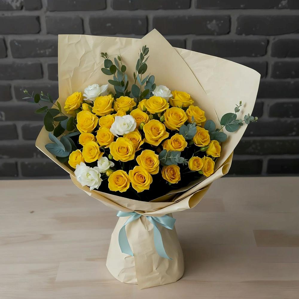 Букет цветов из: Розы в Выборге