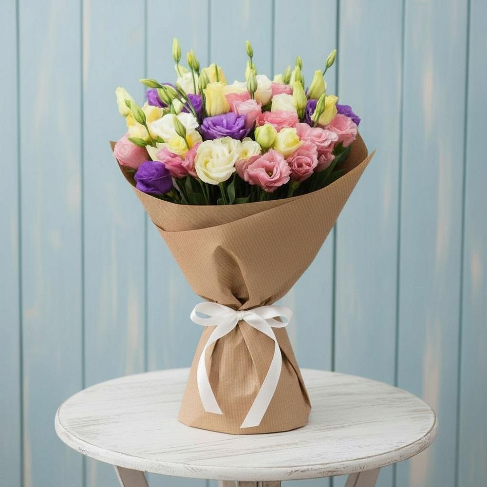 Букет цветов из: Лизиантусы в Выборге