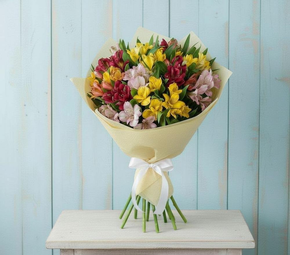 Букет цветов из: Альстромерии в Выборге