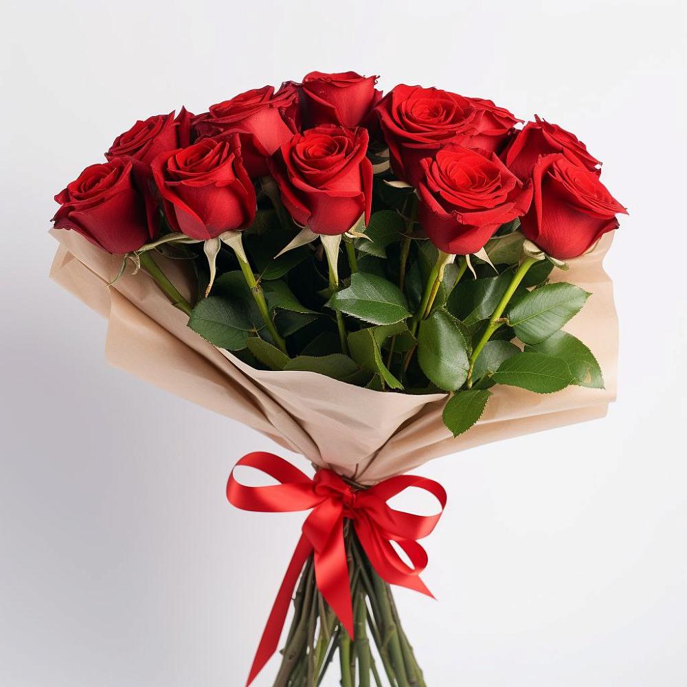 Букет 11 Красных роз Эдлесс Лав в Выборге