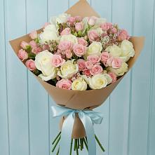 Букет цветов из:  Розы в Выборге